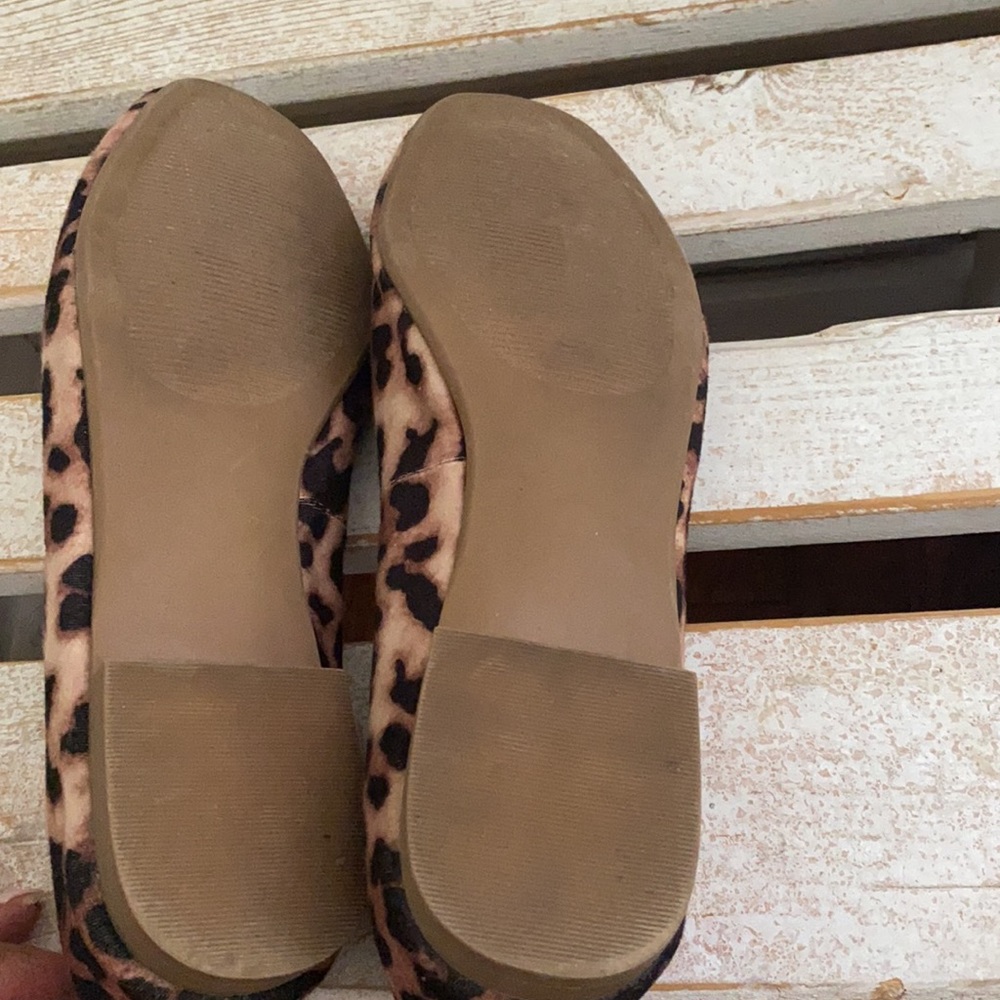 Steve Madden Leopard Print Flats in Brown and Black - Picture 6 of 8